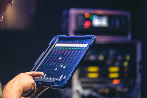 kaçak tespiti yöntemleri kapsamında ultrasonik test ve analiz ekranı